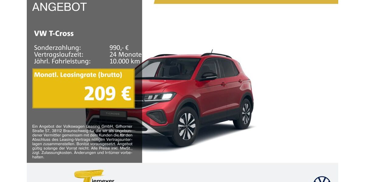 VW T-Cross 5.277 km 21.940 &euro; Bochum 44892