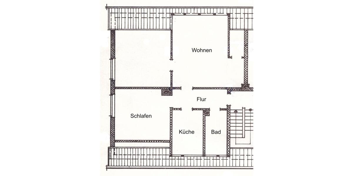 Dachgeschoßwohnung Recklinghausen König Ludwig - 5.5 Zimmer, 78 m&sup2;, 650&euro; | Angebot:26252206
