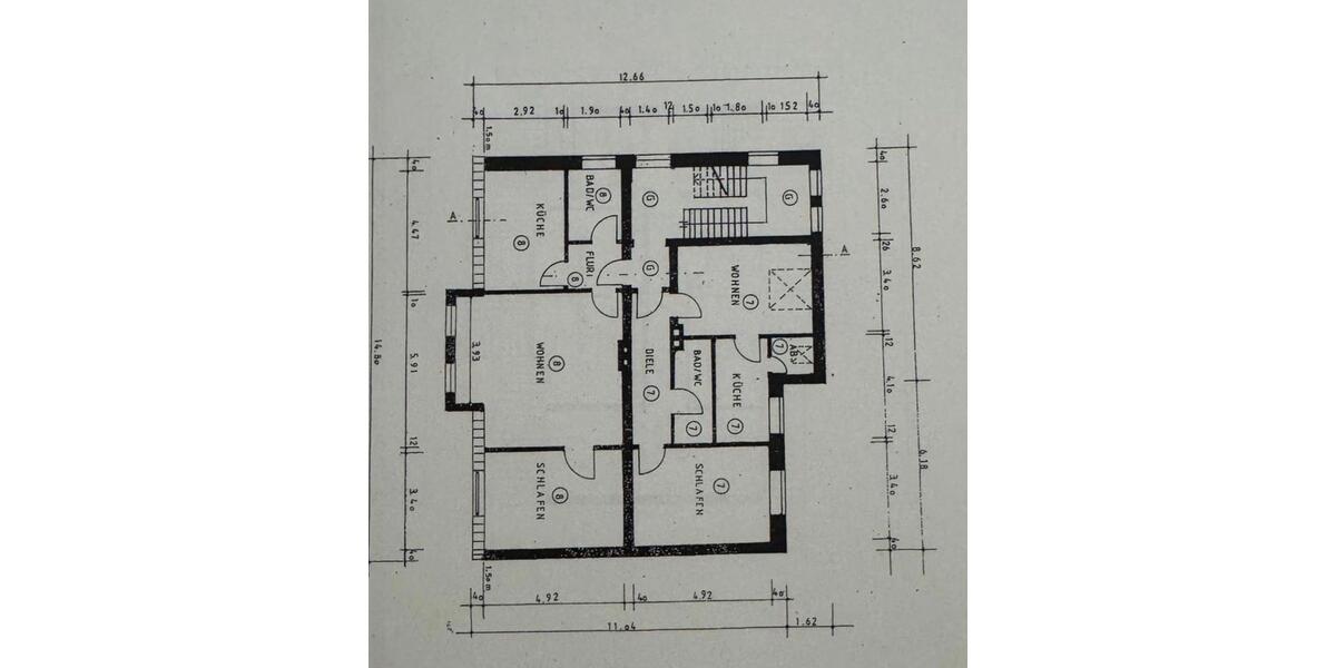 Erdgeschoßwohnung Herne Sodingen - 2 Zimmer, 58 m&sup2;, 59.000&euro; | Angebot:25439889
