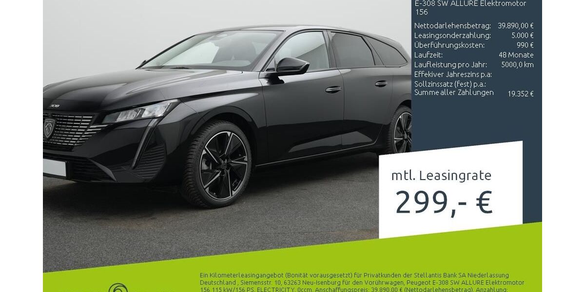 Peugeot 308 4.544 km 37.777 &euro; Dülmen 48249
