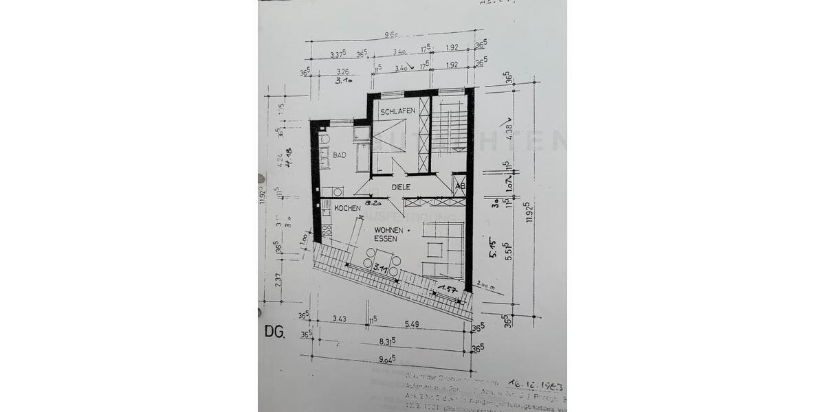Dachgeschoßwohnung Datteln - 2 Zimmer, 69 m&sup2;, 110.000&euro; | Angebot:26134572