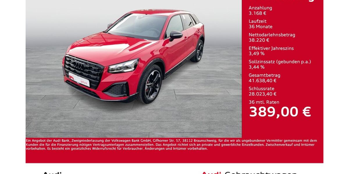 Audi Q2 8.437 km 39.988 &euro; Dortmund 44143
