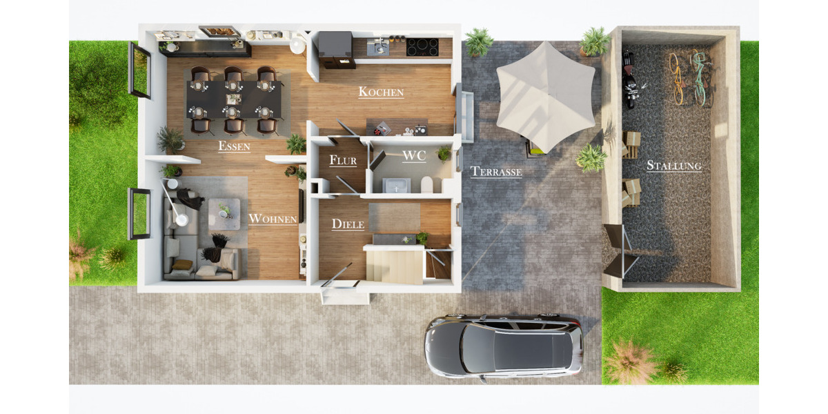 Doppelhaushälfte Herten Scherlebeck - 5 Zimmer, 110 m&sup2;, 249.000&euro; | Angebot:26036842