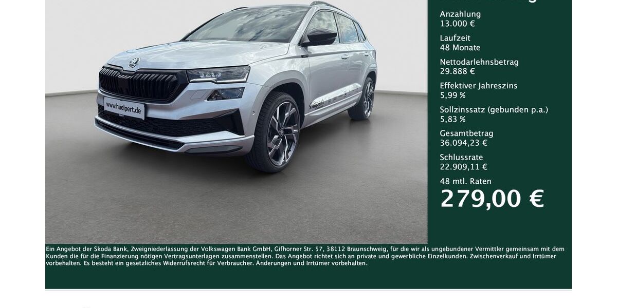 Skoda Karoq 10.385 km 42.888 &euro; Dortmund 44309