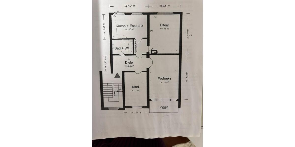 Etagenwohnung Mülheim an der Ruhr Dümpten - 3.5 Zimmer, 70 m&sup2;, 175.000&euro; | Angebot:26131460