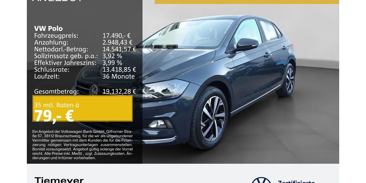 VW Polo 61.117 km 17.490 &euro; Bochum 44892