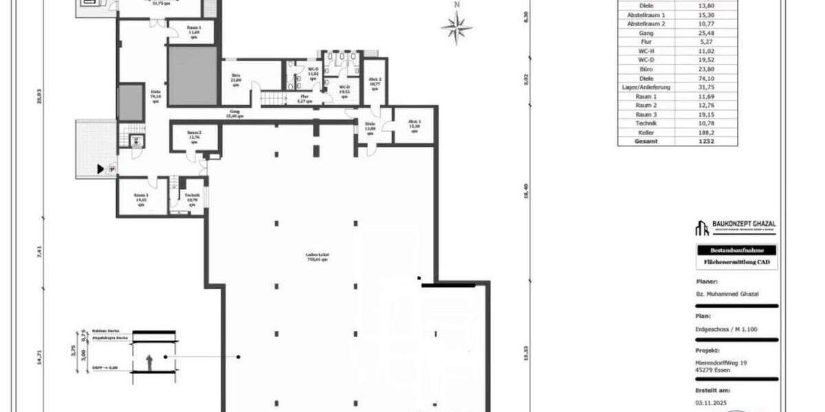 Gewerbeobjekt Essen Horst - 4.390&euro; | Angebot:25659081
