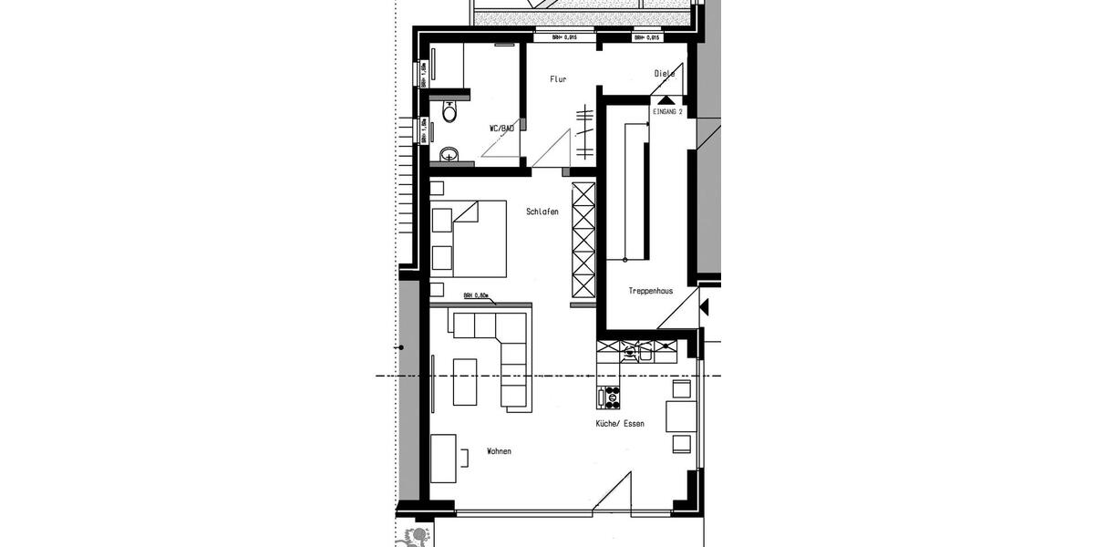 Erdgeschoßwohnung Dülmen - 2 Zimmer, 65 m&sup2;, 895&euro; | Angebot:26381555