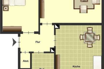 Wohnung Haltern am See - 2 Zimmer, 51 m&sup2;, 519&euro; | Angebot:25368006