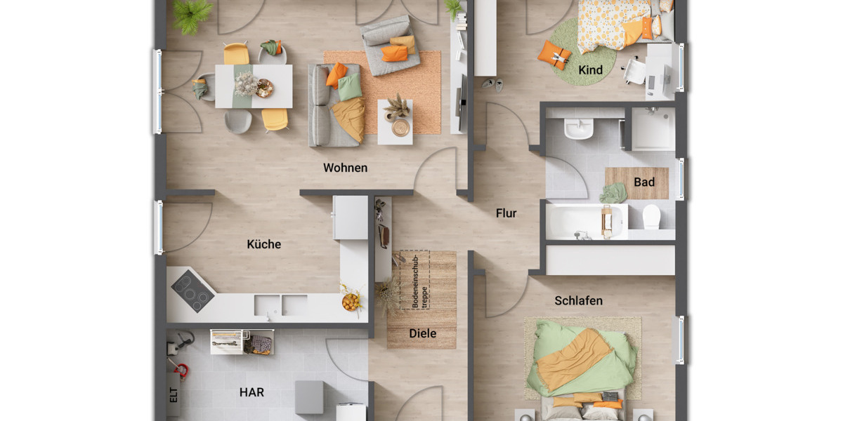 Mehrfamilienhaus, Wohnhaus Lünen Horstmar - 3 Zimmer, 92 m&sup2;, 237.950&euro; | Angebot:25681205