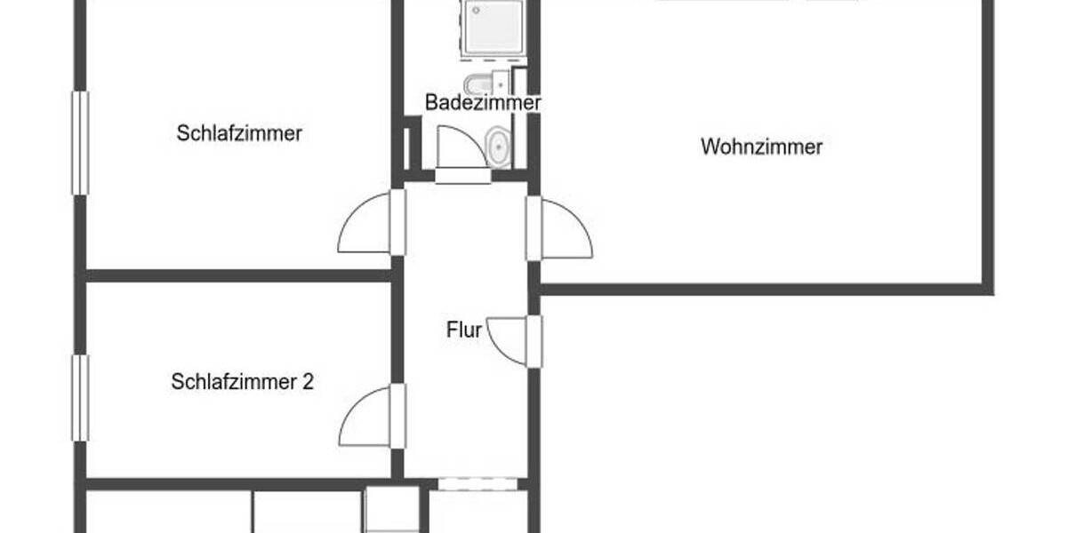 Etagenwohnung Bochum Westenfeld - 3 Zimmer, 69 m&sup2;, 119.000&euro; | Angebot:26345230