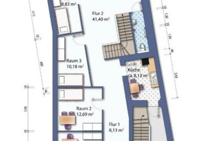 Barierefr. PraxisBüro mit 6 getr. Räumen in der 1 A Lage. zimmer