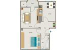Erdgeschoßwohnung Essen Stadtbezirk III - 2.5 Zimmer, 55 m&sup2;, 481&euro; | Angebot:26470283