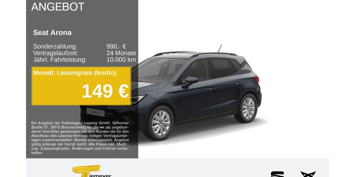 Seat Arona 22.699 km 22.180 &euro; Bochum 44809