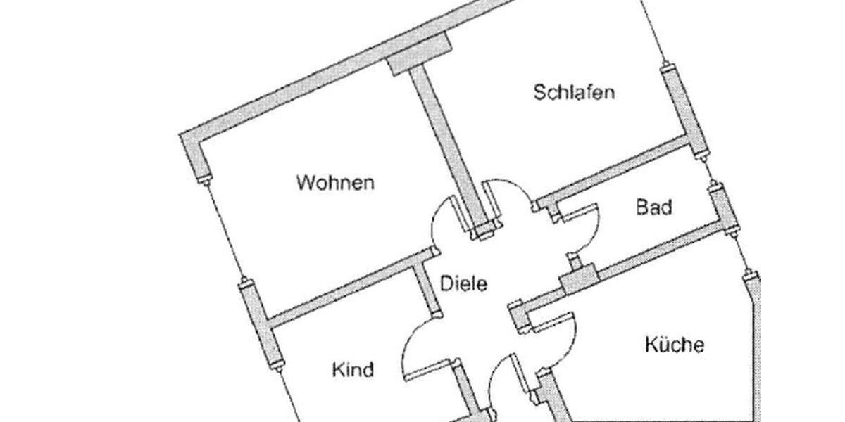 Erdgeschoßwohnung Essen Stadtbezirk III - 3 Zimmer, 67 m&sup2;, 635&euro; | Angebot:25232151