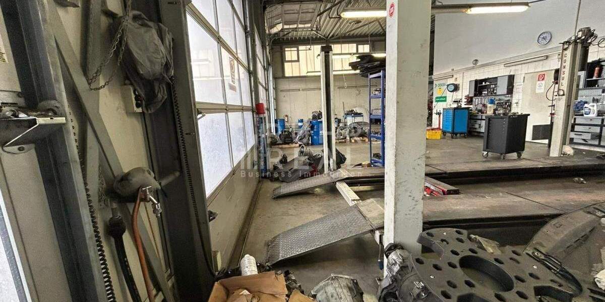 Lagerfläche mit Hebebühnen | 5 ebenerdige Rolltore | Umkleiden zimmer