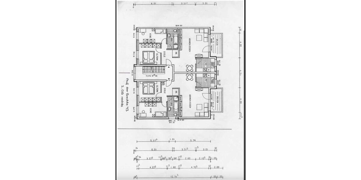 Helle 3,5-Zimmer Wohnung mit Balkon 3.5 zimmer