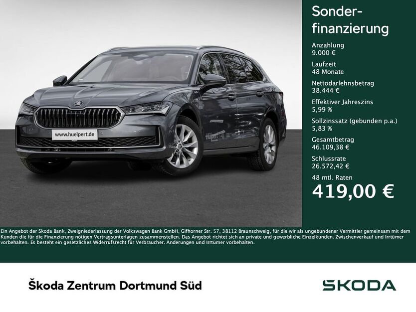 Skoda Superb 11.270 km 46.944 € Dortmund 44269