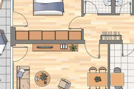 Wohnung zum Mieten in Bochum 534,01 € 64.65 m²