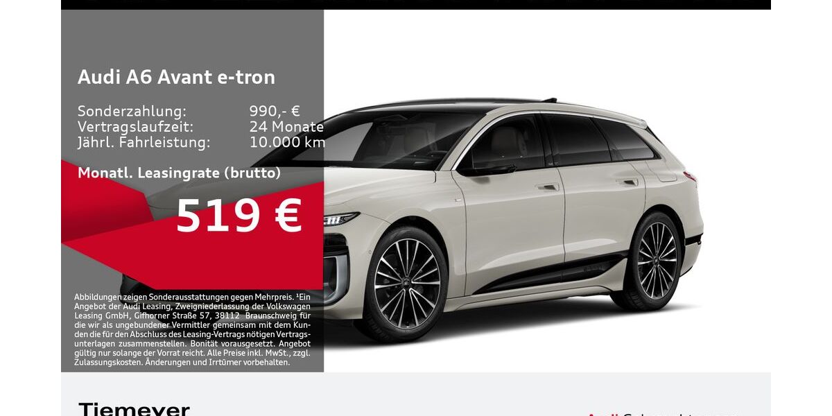 Audi A6 e-tron 14.018 km 62.820 &euro; Bochum 44809