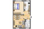 Etagenwohnung Dortmund Huckarde - 2 Zimmer, 44 m&sup2;, 394&euro; | Angebot:26279231