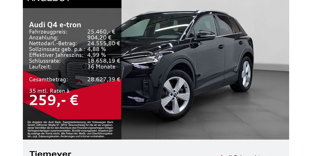 Audi Q4 e-tron 49.298 km 25.460 &euro; Bochum 44809