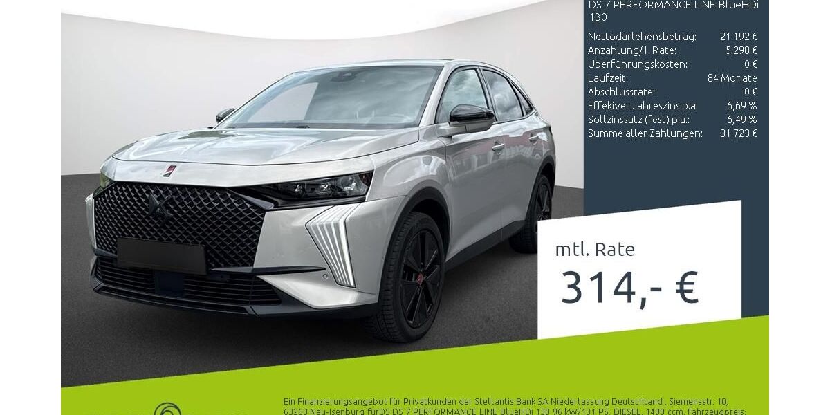 DS Automobiles DS7 (Crossback) 55.880 km 25.889 &euro; Dülmen 48249