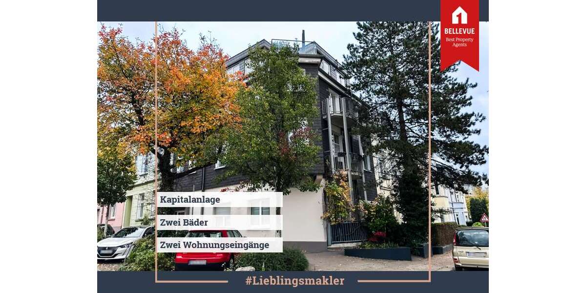 Etagenwohnung Essen / Rüttenscheid Rüttenscheid - 2 Zimmer, 74 m&sup2;, 289.000&euro; | Angebot:23150029