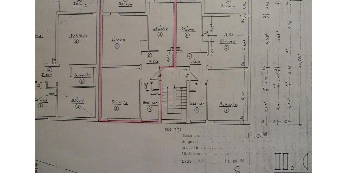 Etagenwohnung Datteln - 2 Zimmer, 54 m&sup2;, 69.000&euro; | Angebot:27071936
