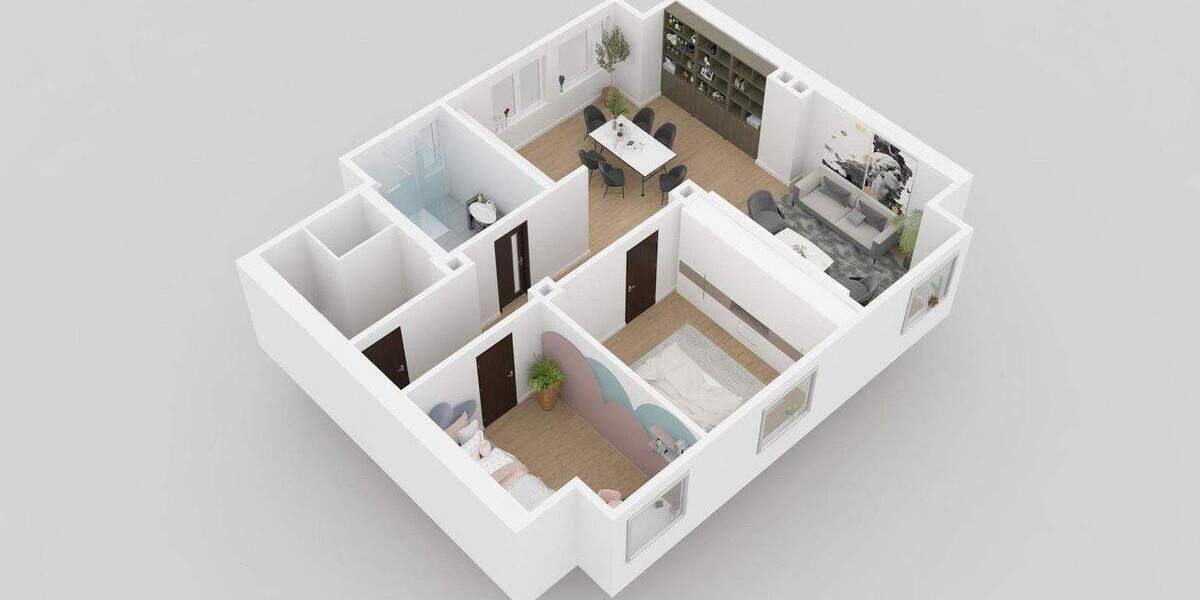 Etagenwohnung Gelsenkirchen Bismarck - 3 Zimmer, 80 m&sup2;, 181.440&euro; | Angebot:24708779