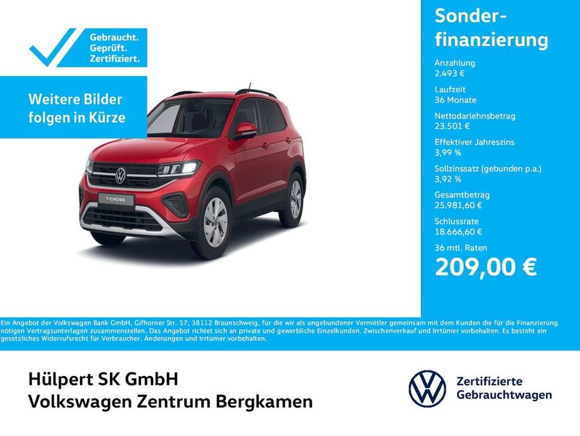 VW T-Cross 9.459 km 25.122 € Bergkamen 59192