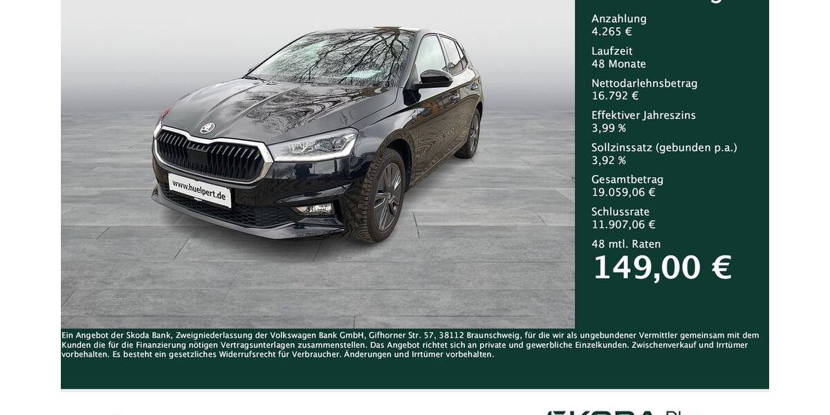 Skoda Fabia 16.783 km 21.057 &euro; Dortmund 44269