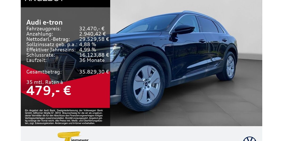 Audi e-tron 39.293 km 31.970 &euro; Bochum 44892