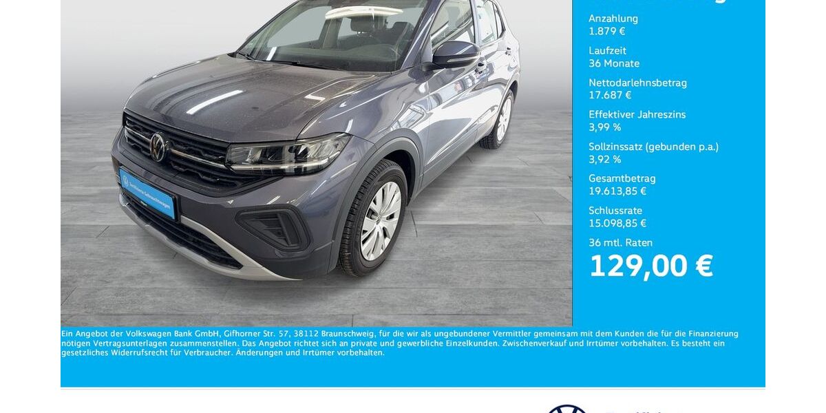 VW T-Cross 10.752 km 19.511 &euro; Dortmund 44141