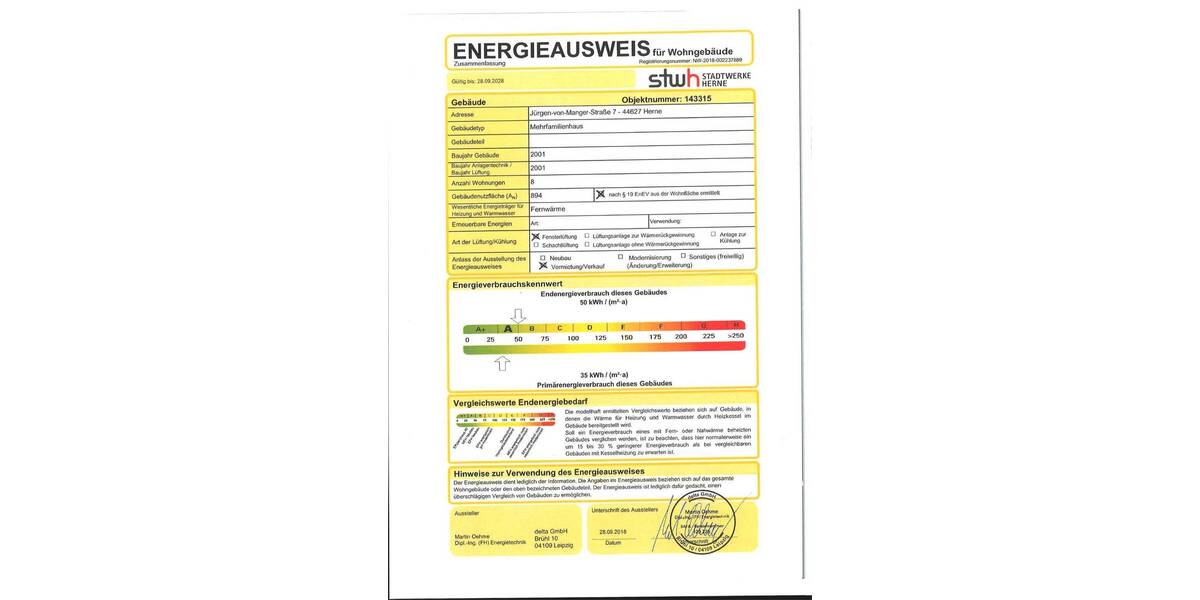 Etagenwohnung Herne Sodingen - 4 Zimmer, 96 m&sup2;, 800&euro; | Angebot:25880879