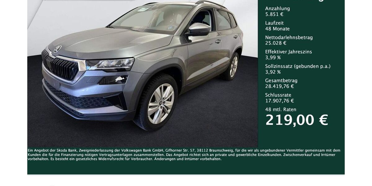 Skoda Karoq 18.161 km 29.991 &euro; Dortmund 44269