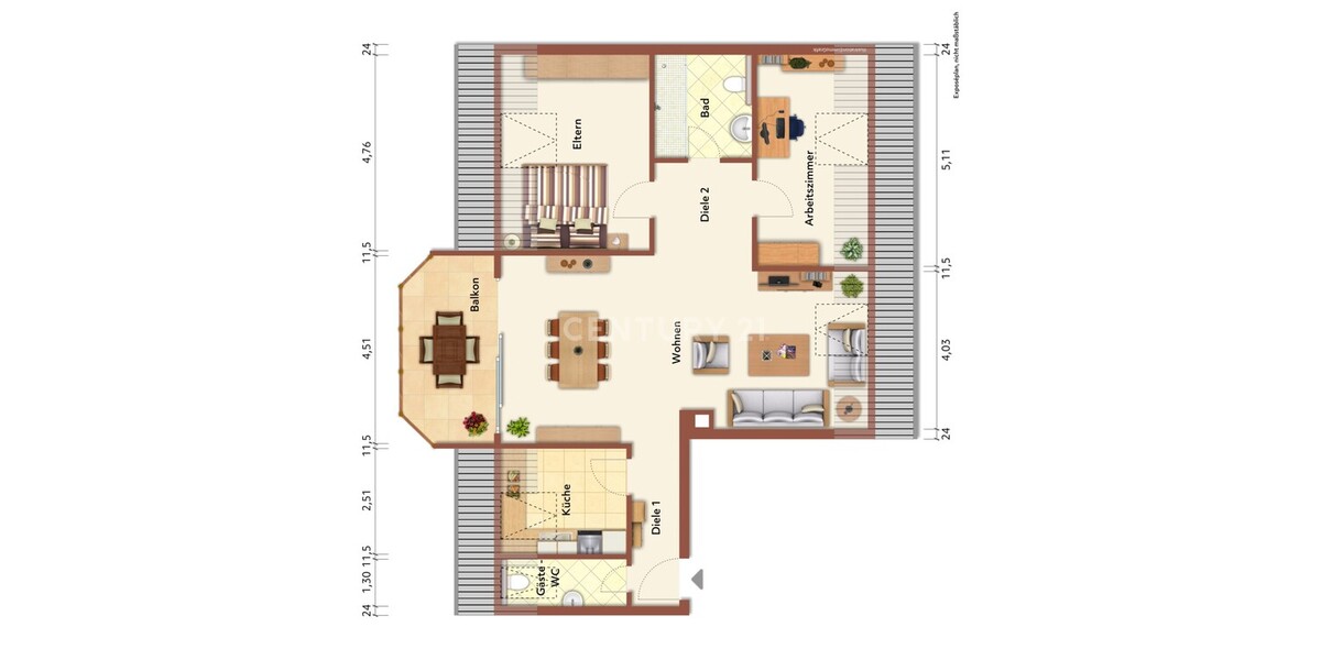 Wohntraum mit Charme: Helle Dachgeschosswohnung in Bochum-Hiltrop - Etagenwohnung Bochum - Hiltrop Hiltrop | Angebot:26934304