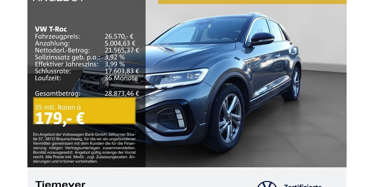 VW T-Roc 71.322 km 25.850 &euro; Bochum 44892