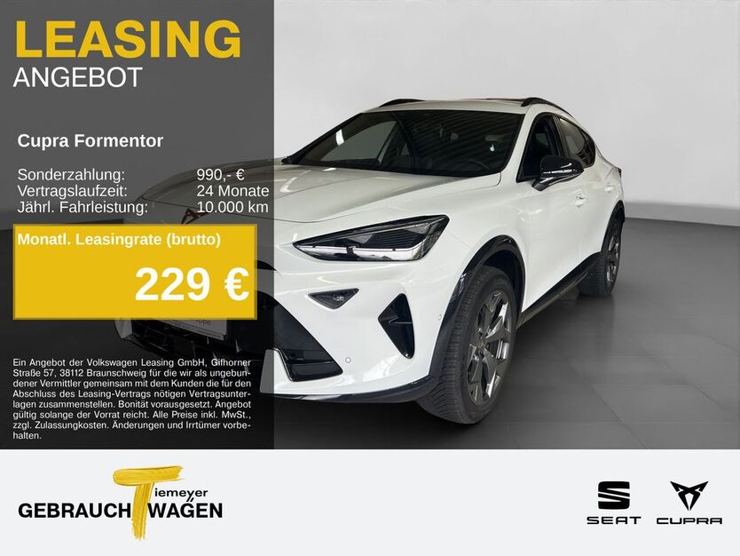 Cupra Formentor 28.884 km 32.580 € Recklinghausen 45663