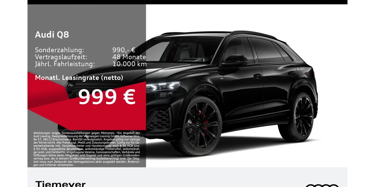 Audi Q8 4.999 km 99.880 &euro; Bochum 44892