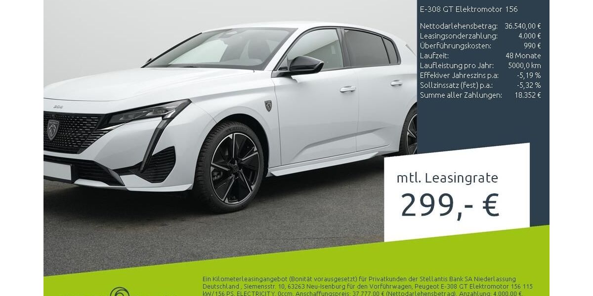 Peugeot 308 1.500 km 35.555 &euro; Dülmen 48249