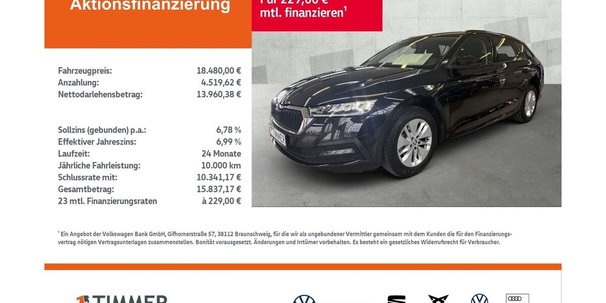 Skoda Octavia 90.280 km 17.880 &euro; Dülmen 48249