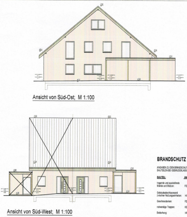 Neue Doppelhaushälfte mit interessanter Architektur von Privat