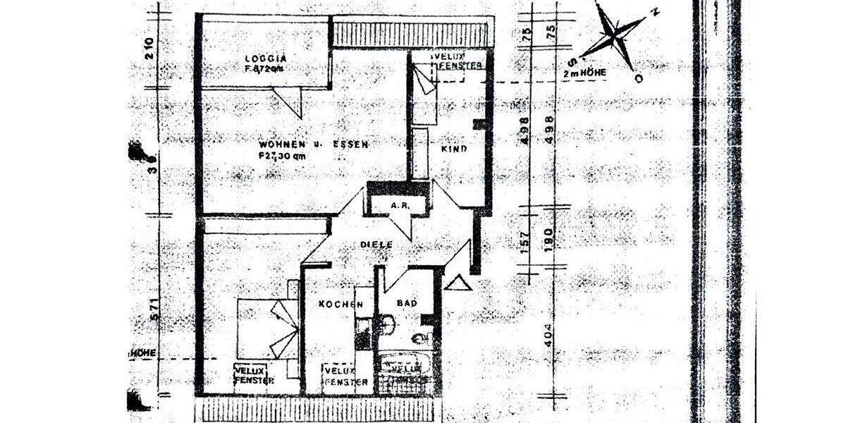 Dachgeschoßwohnung Dortmund Hombruch - 3 Zimmer, 84 m&sup2;, 299.000&euro; | Angebot:25554020