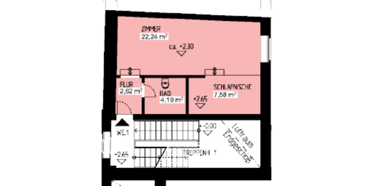 Schöne 1,5 Zimmer Wohnung in Dortmund nahe Phönixsee 1.5 zimmer