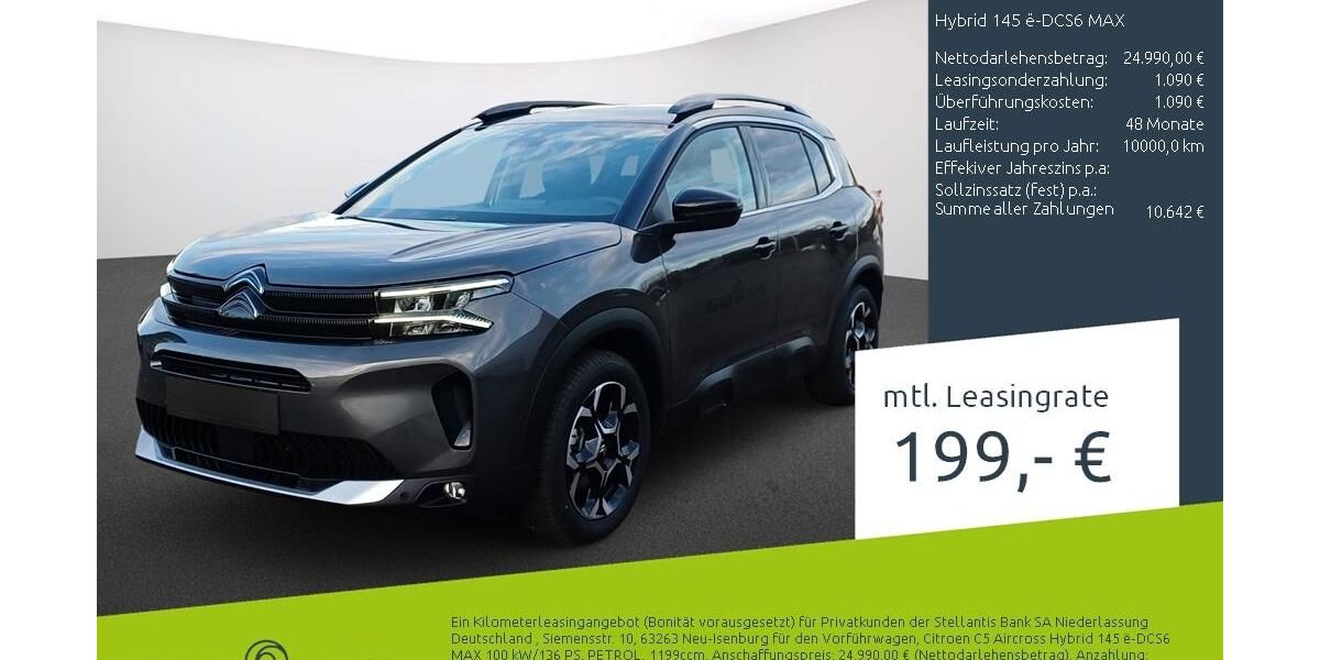 Citroen C5 Aircross 9.492 km 24.789 &euro; Dortmund 44263