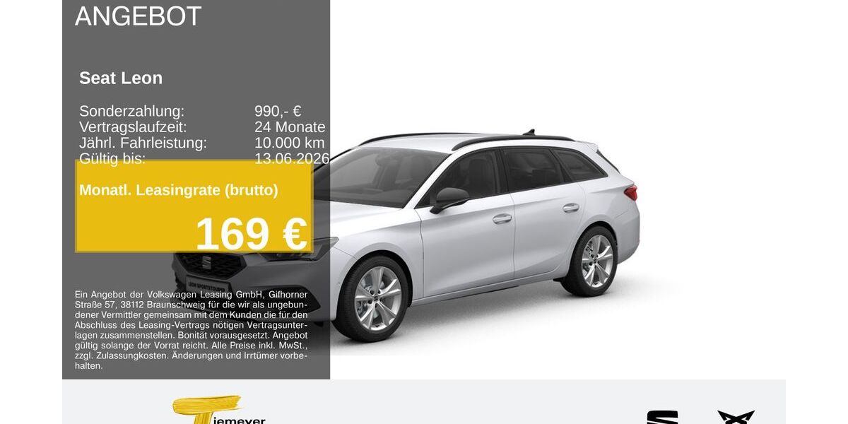 Seat Leon 19.729 km 26.740 &euro; Bochum 44809