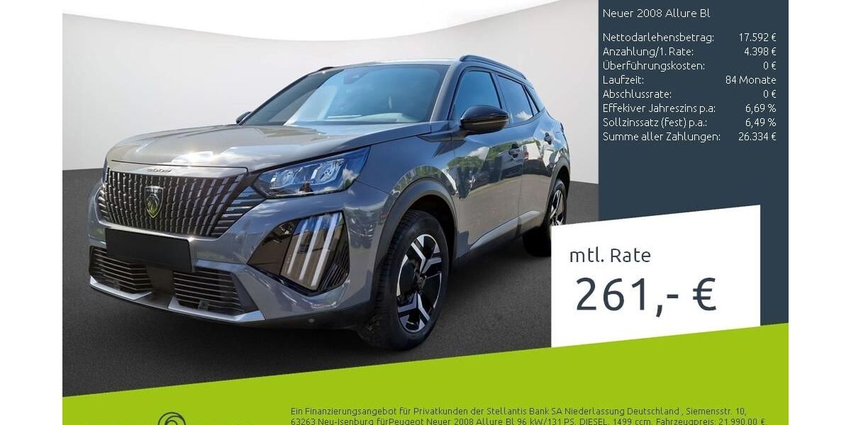 Peugeot 2008 30.171 km 22.189 &euro; Dülmen 48249