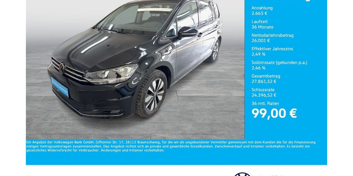 VW Touran 16.300 km 28.333 &euro; Dortmund 44141