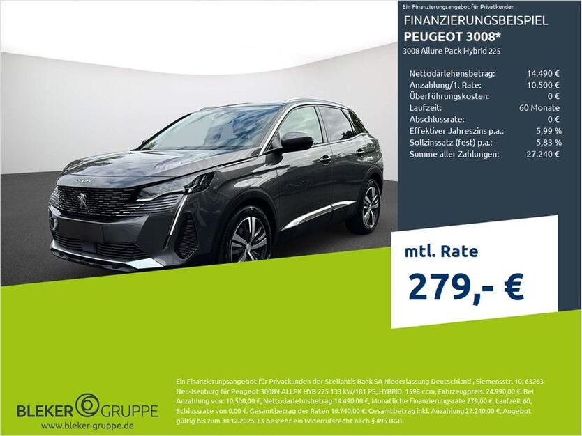 Peugeot 3008 62.125 km 24.990 € Dülmen 48249